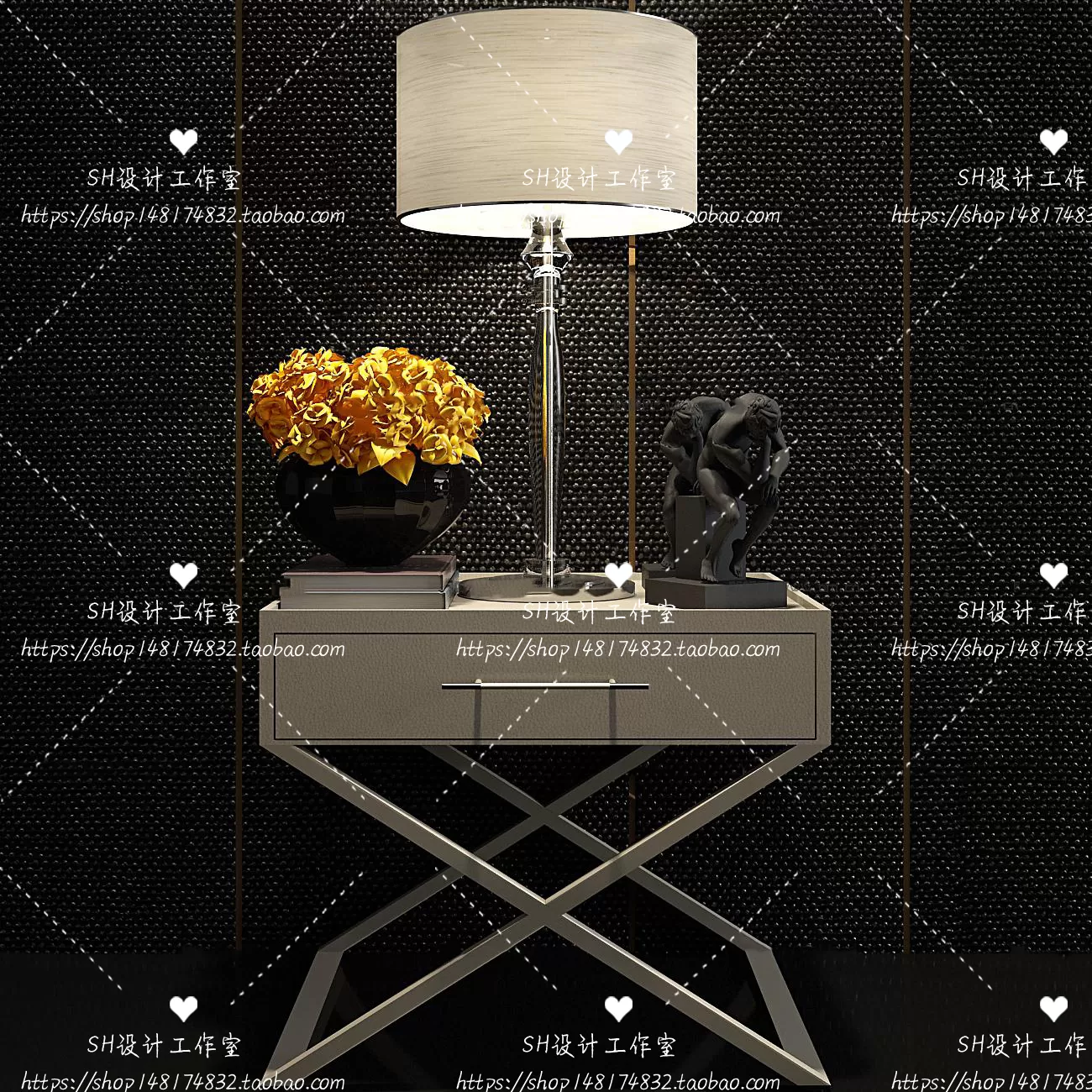 Side Table – 3D Models – 1340