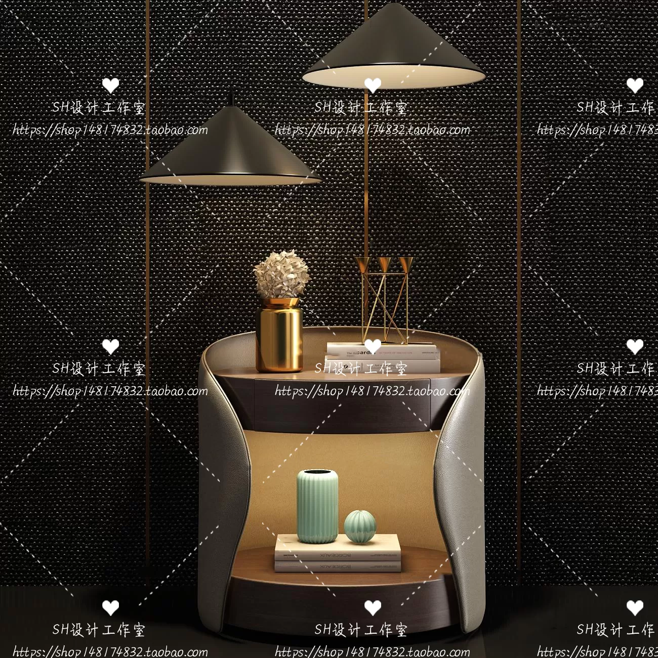 Side Table – 3D Models – 1342