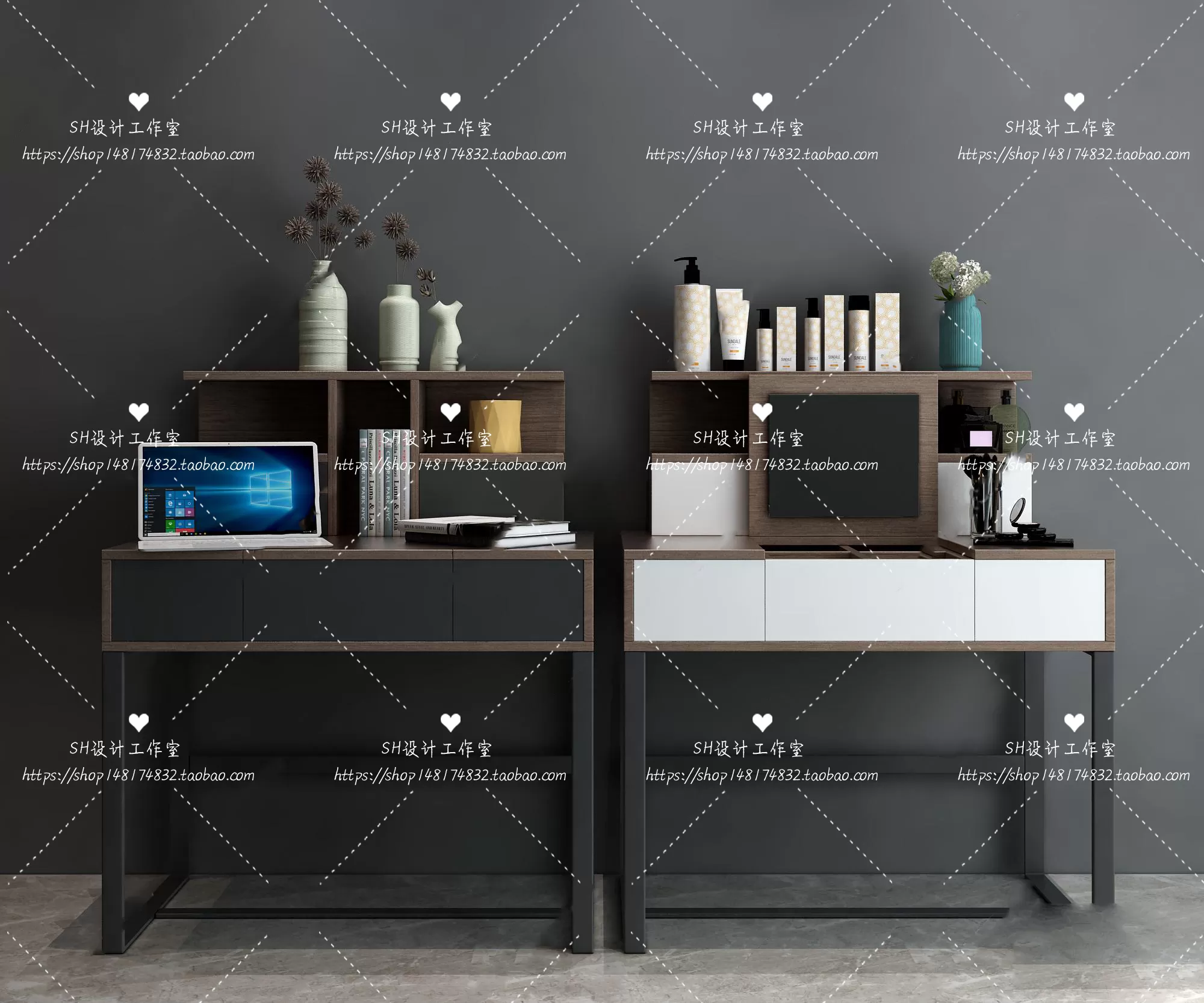 Dressing Table – 3D Models – 1439