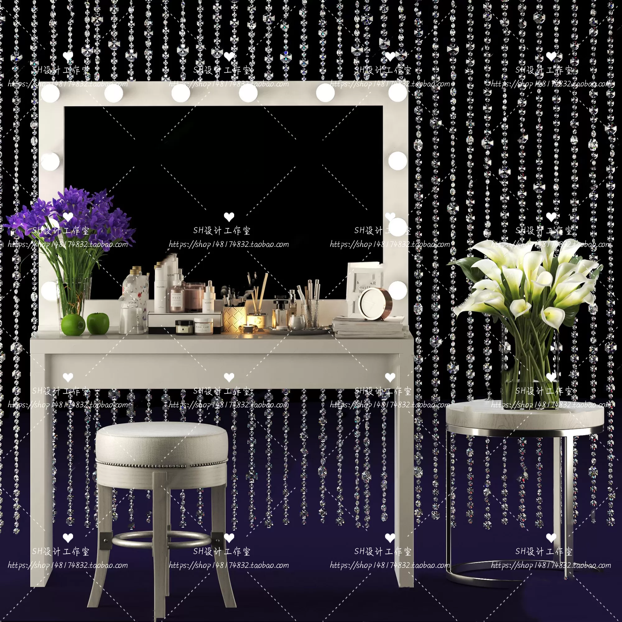 Dressing Table – 3D Models – 1441