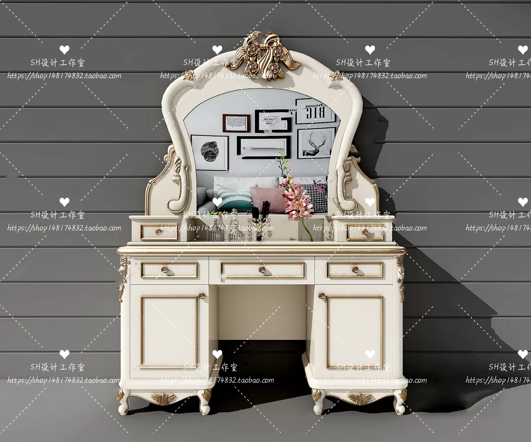Dressing Table – 3D Models – 1450