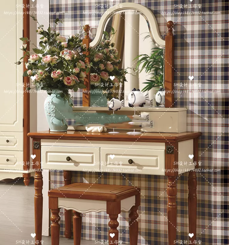 Dressing Table – 3D Models – 1457