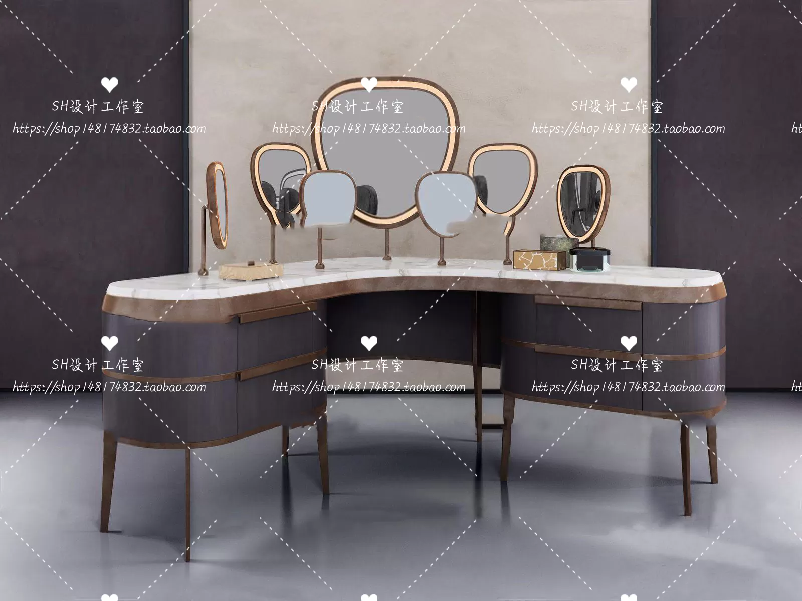 Dressing Table – 3D Models – 1480
