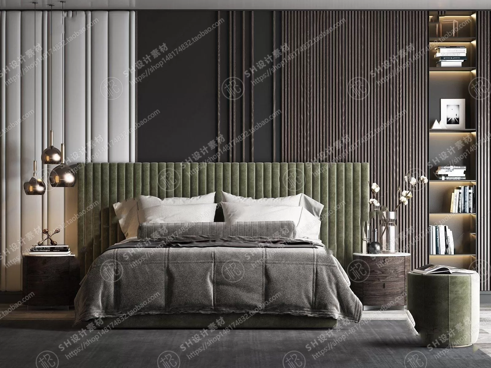 Bed – 3D Models – 1505 Bed – 3D Models – 1505