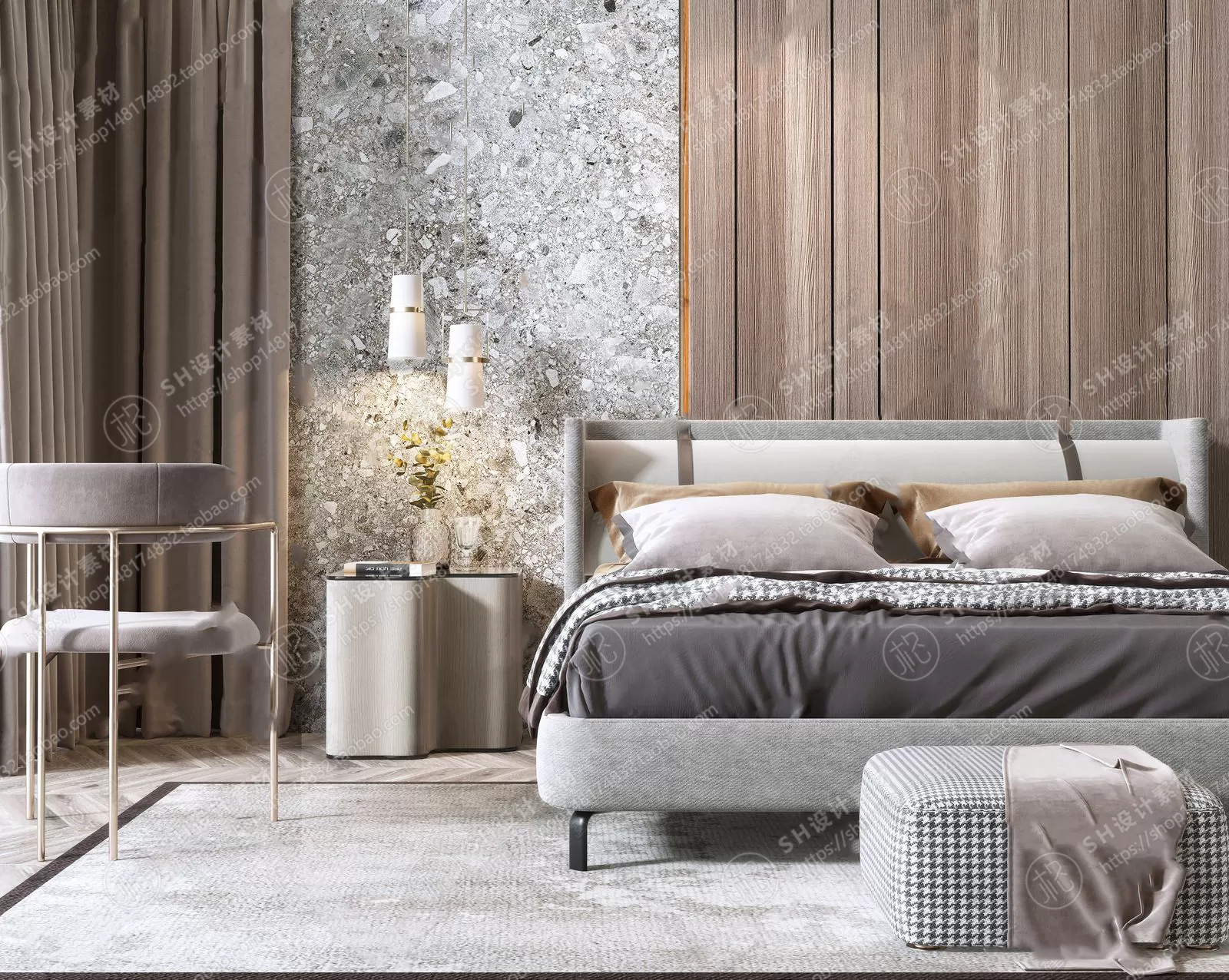 Bed – 3D Models – 1506 Bed – 3D Models – 1506