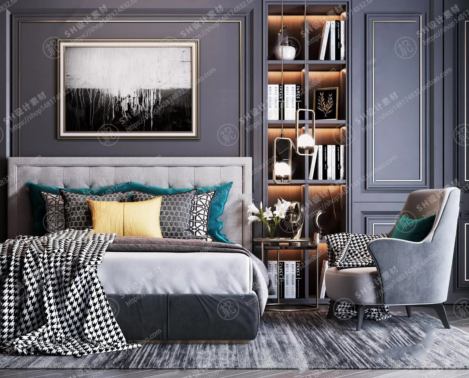 Bed – 3D Models – 1514 Bed – 3D Models – 1514