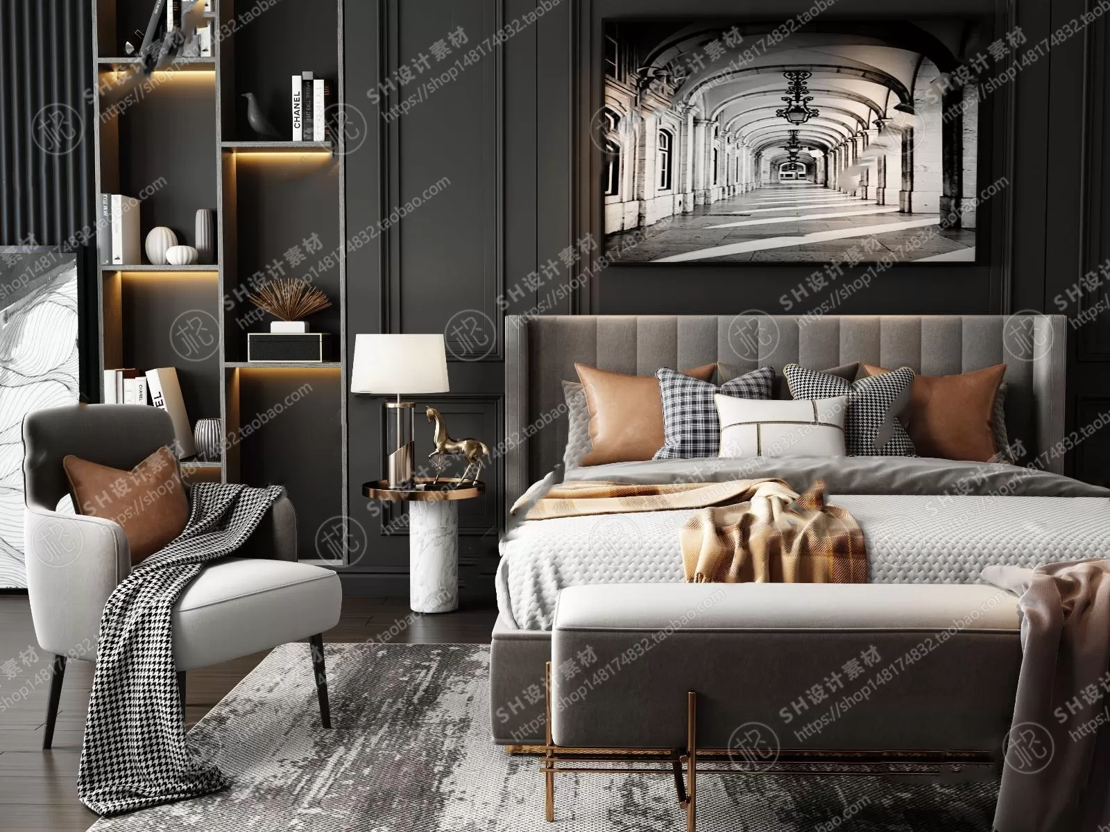 Bed – 3D Models – 1516 Bed – 3D Models – 1516