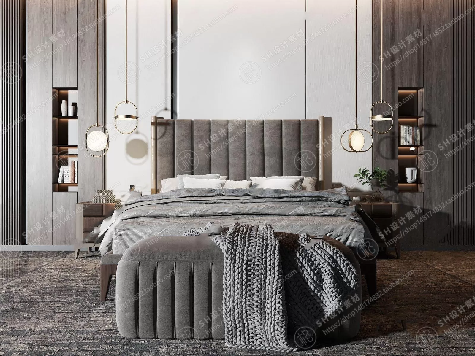 Bed – 3D Models – 1518 Bed – 3D Models – 1518