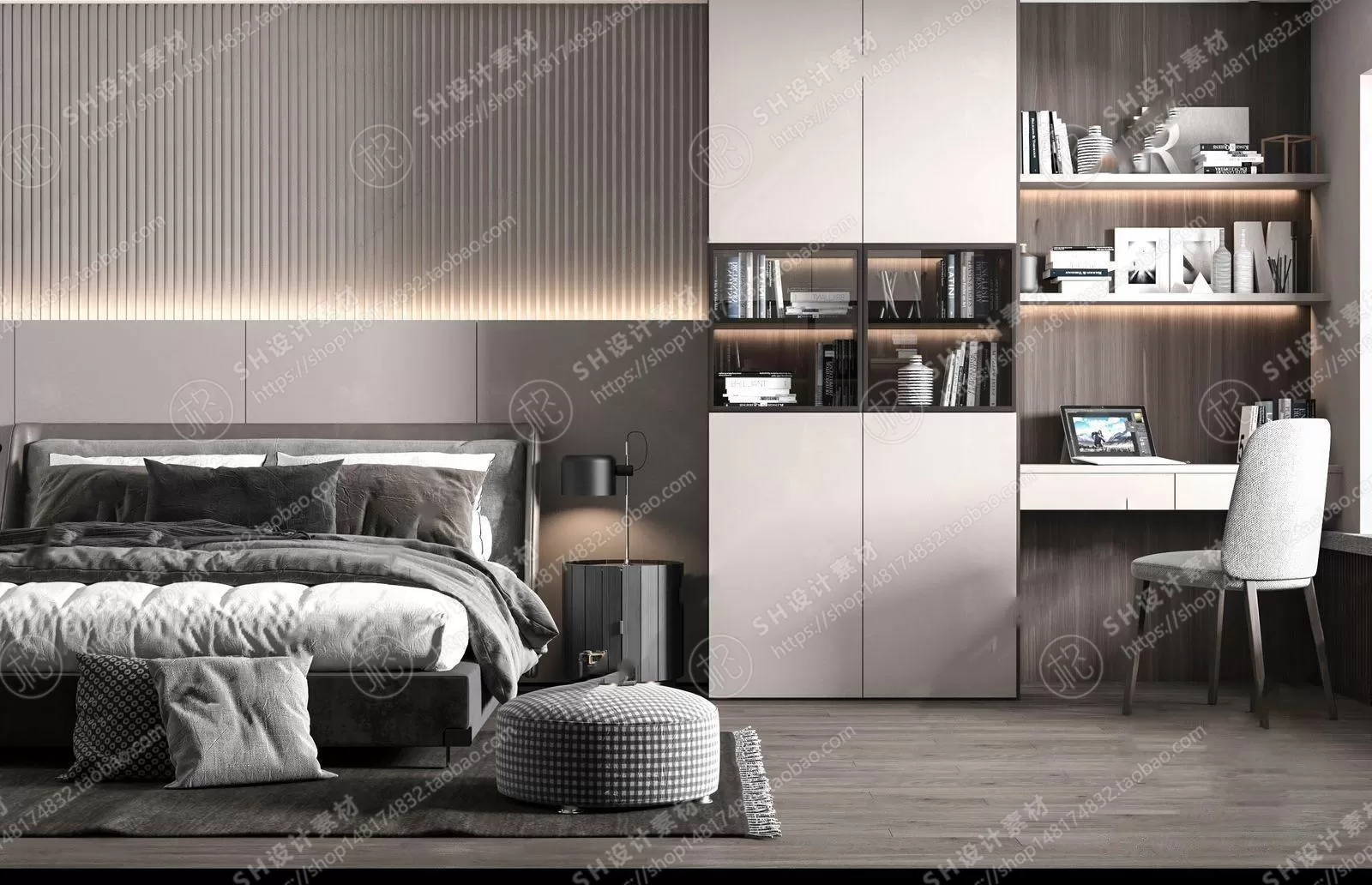 Bed – 3D Models – 1519 Bed – 3D Models – 1519