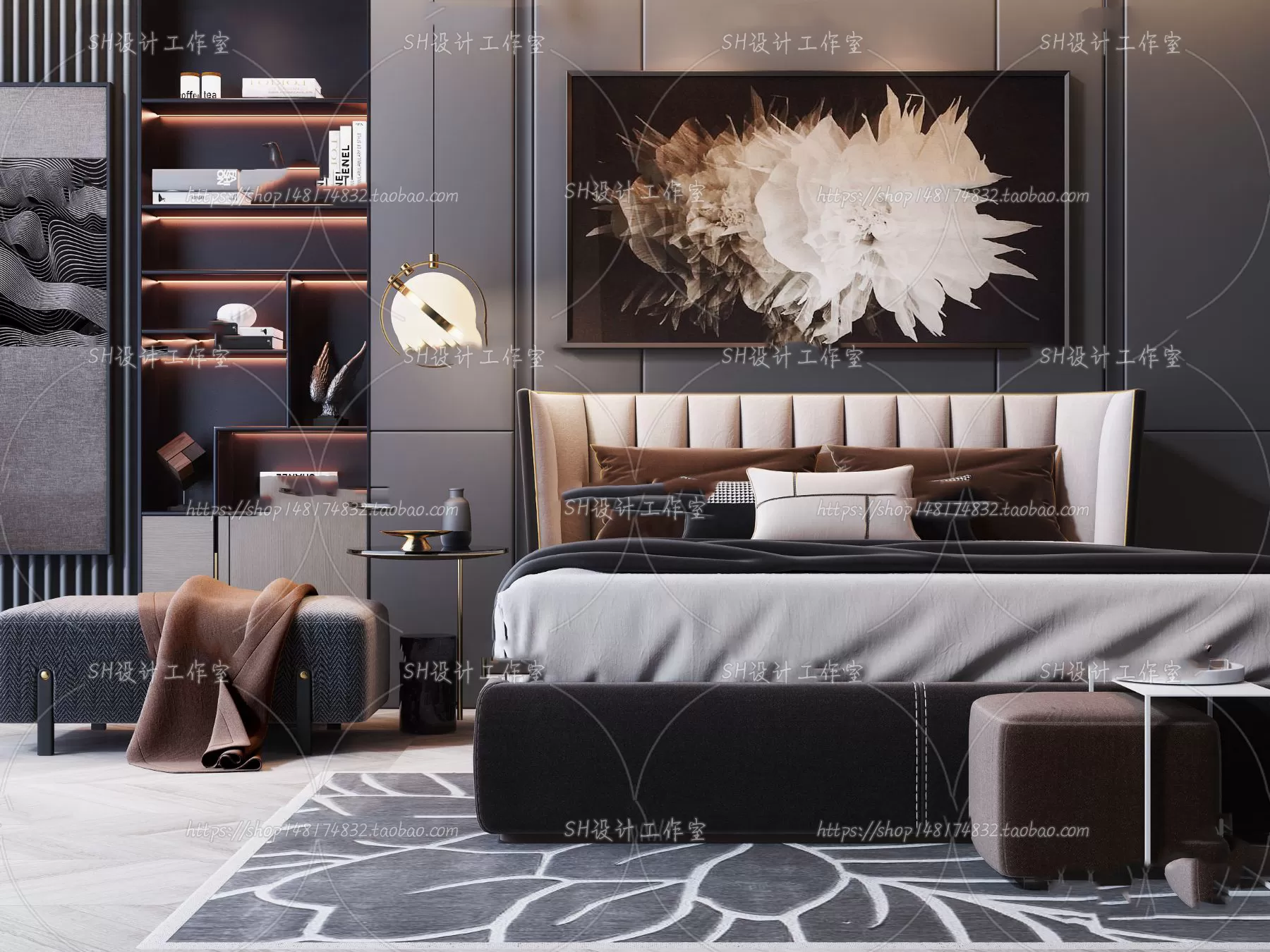 Bed – 3D Models – 1526 Bed – 3D Models – 1526