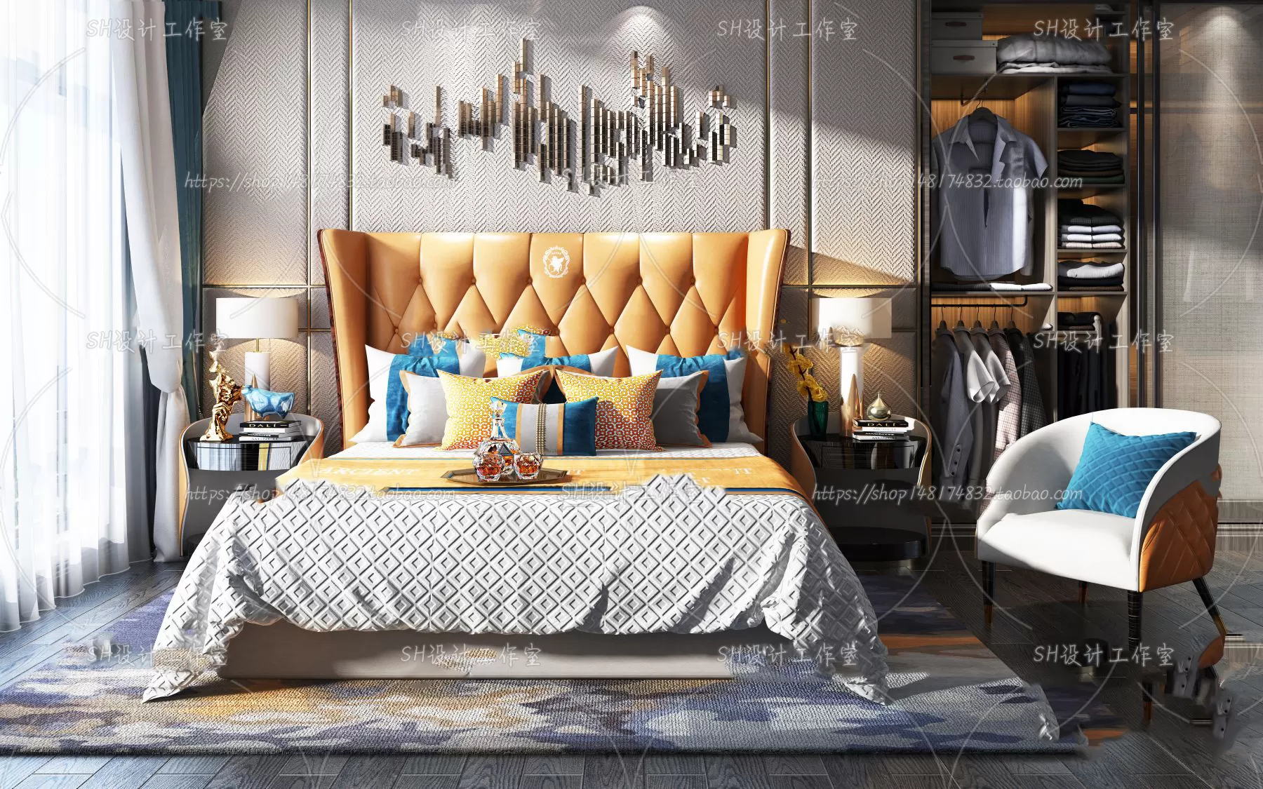 Bed – 3D Models – 1529 Bed – 3D Models – 1529