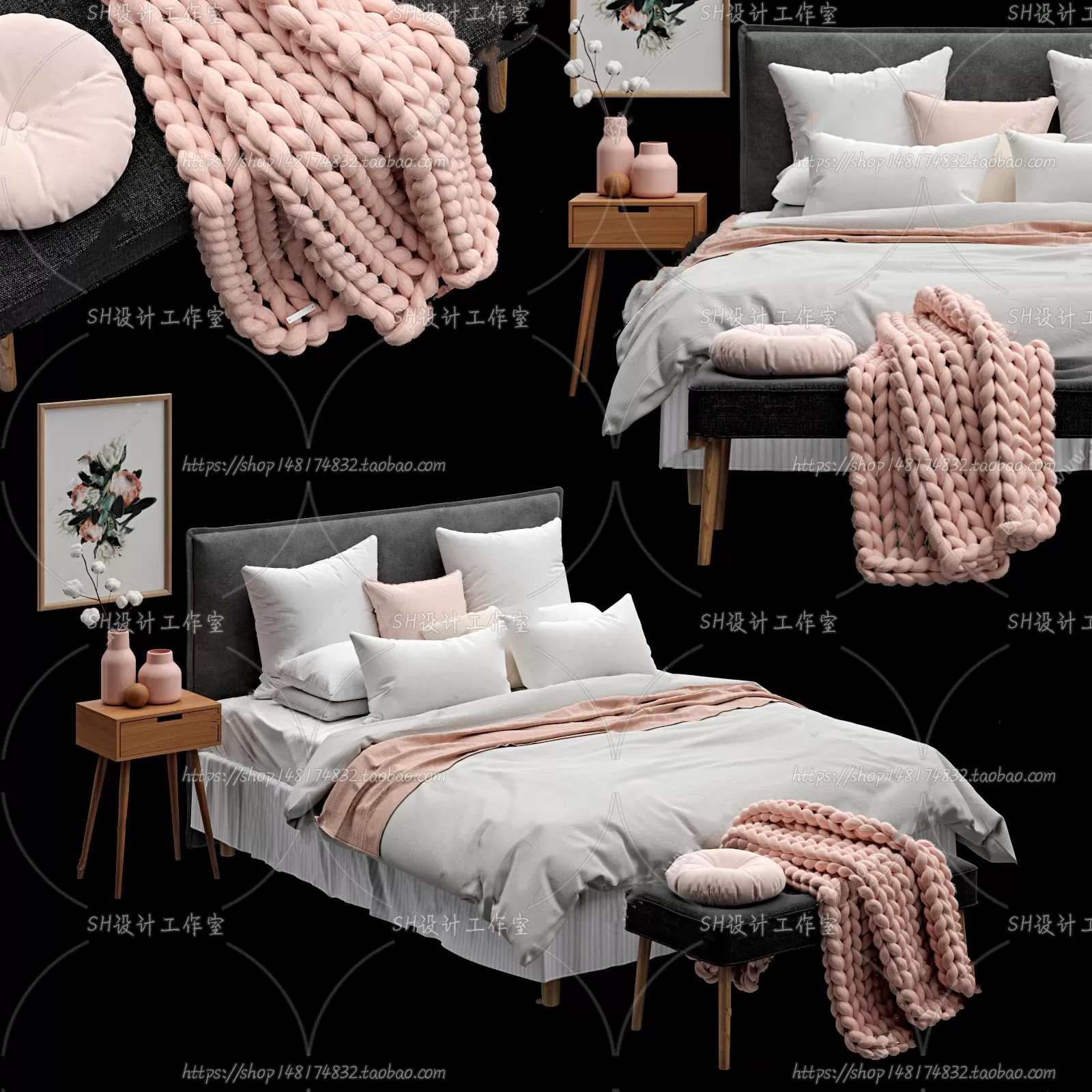 Bed – 3D Models – 1533 Bed – 3D Models – 1533