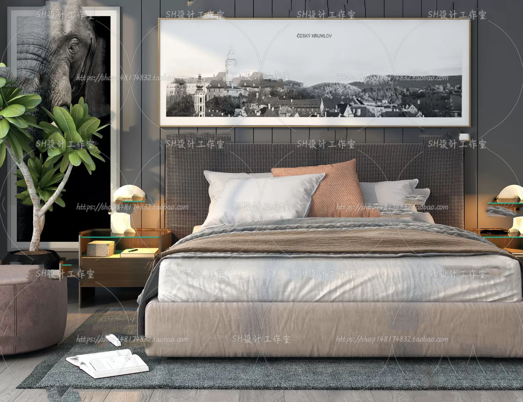 Bed – 3D Models – 1539 Bed – 3D Models – 1539