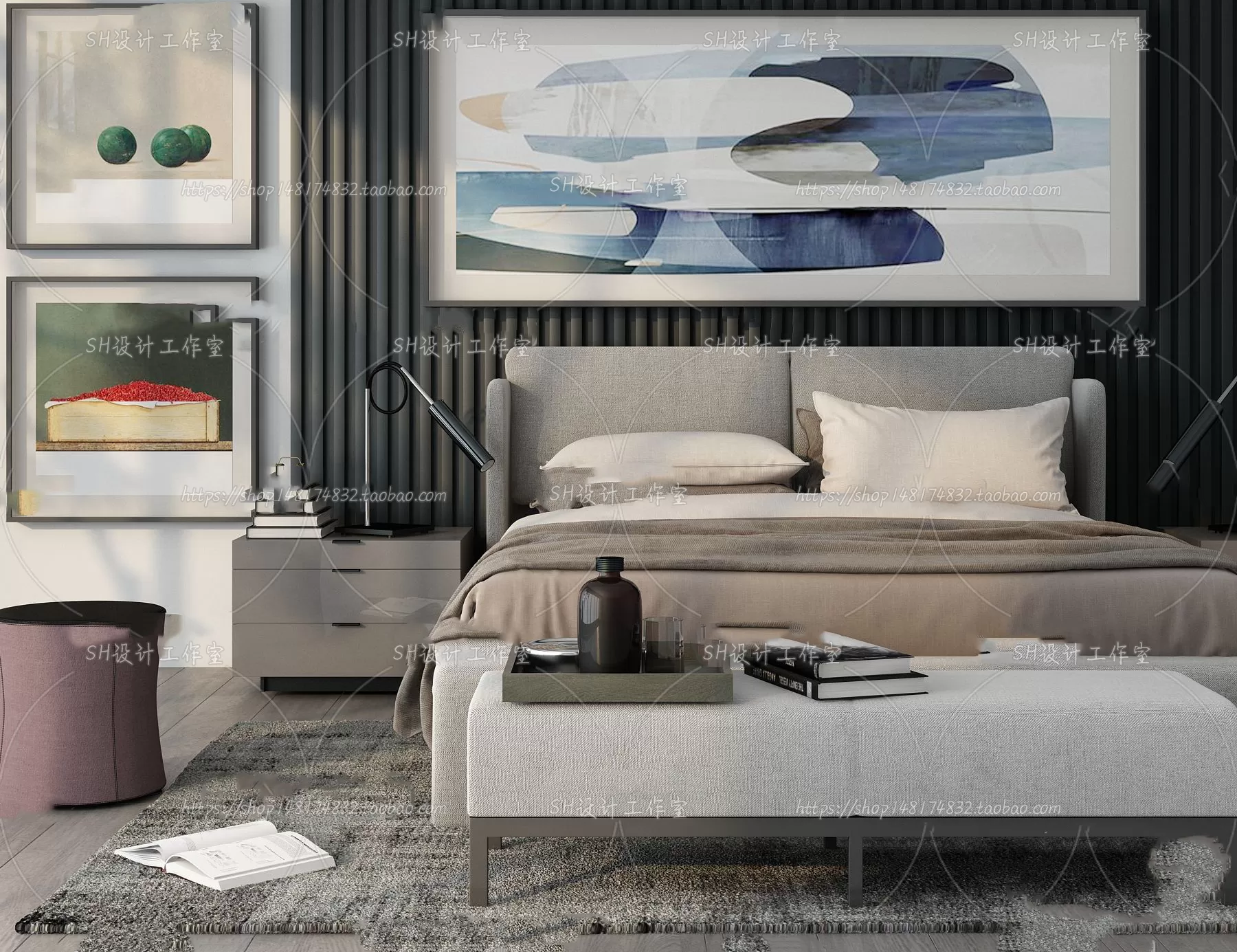 Bed – 3D Models – 1542 Bed – 3D Models – 1542