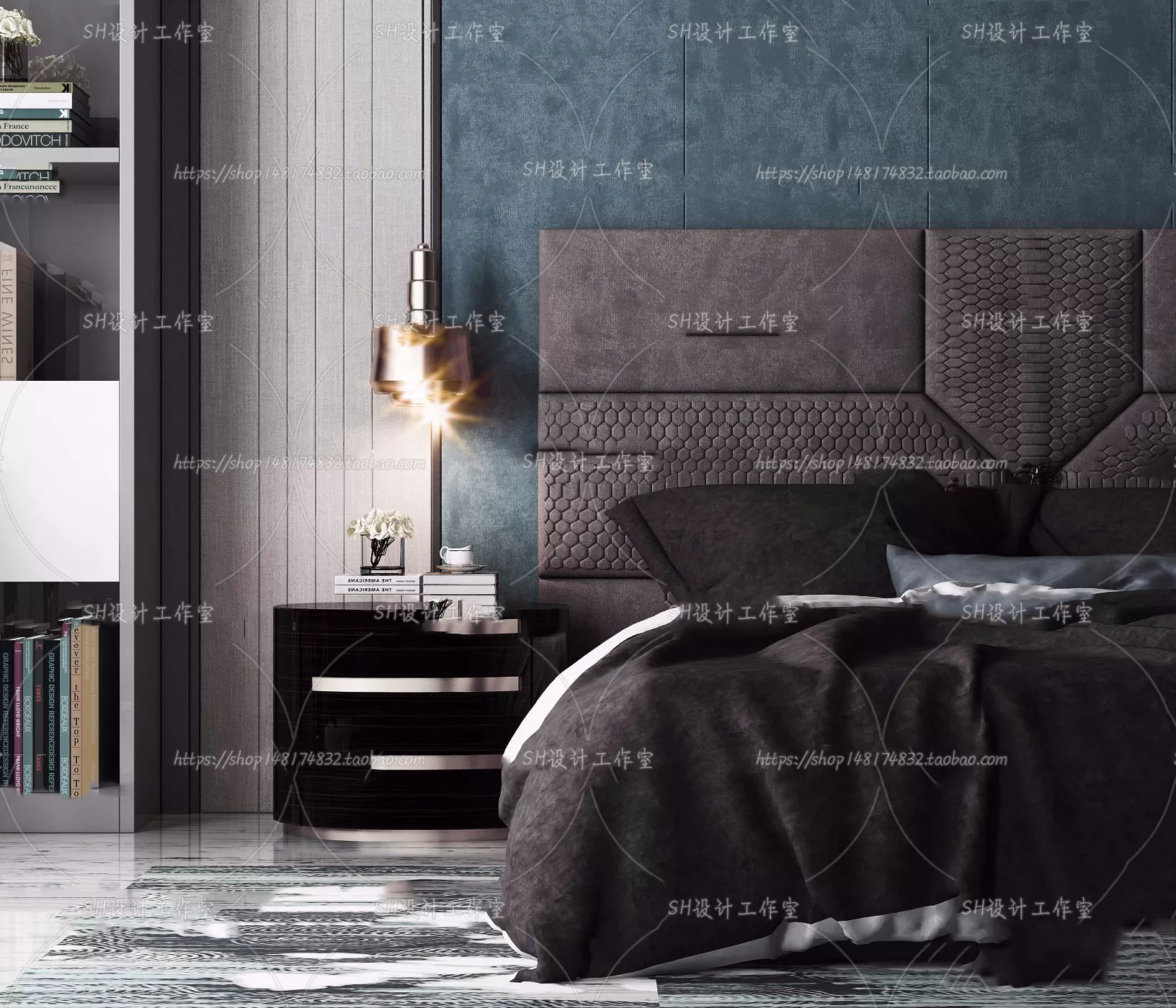 Bed – 3D Models – 1545 Bed – 3D Models – 1545