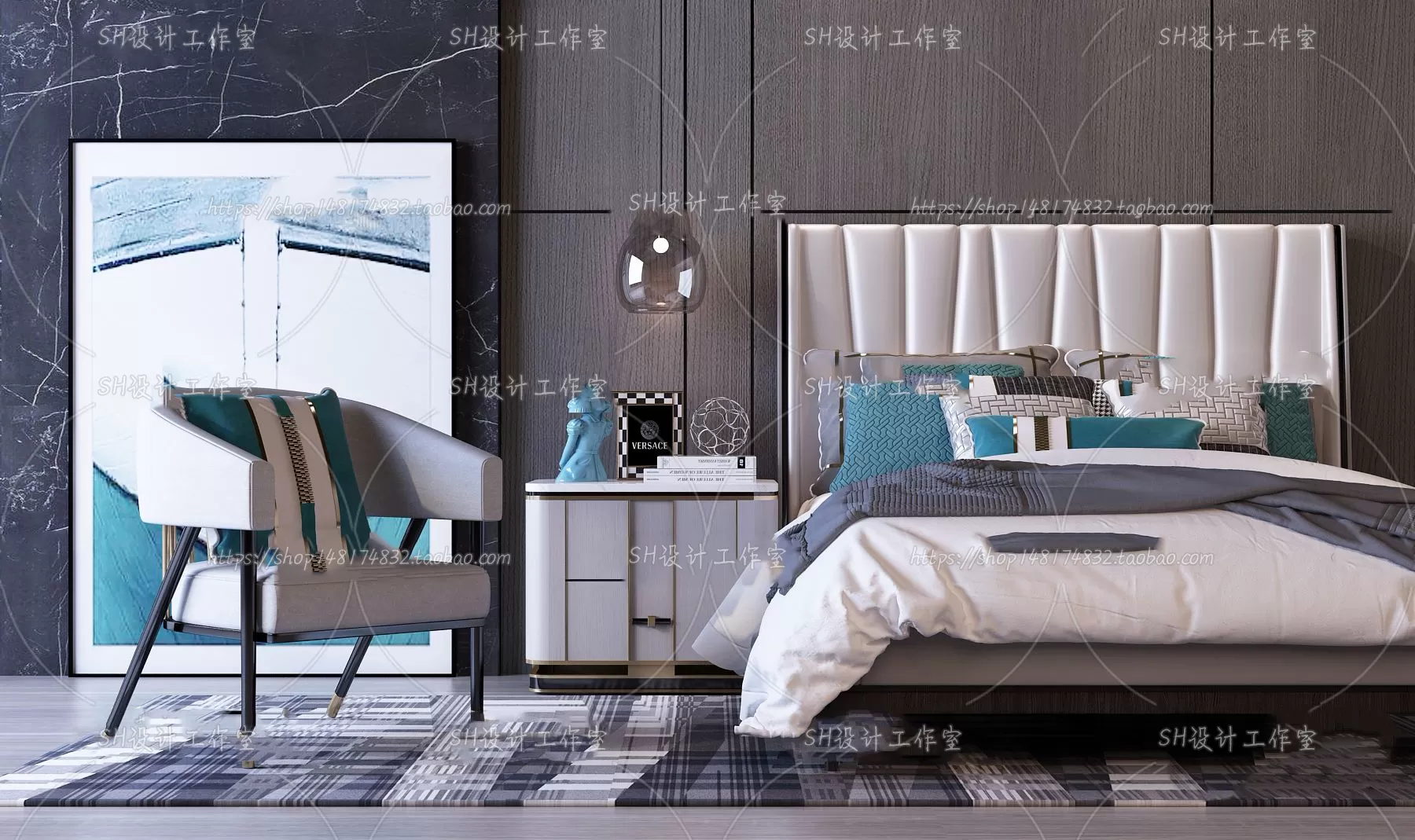 Bed – 3D Models – 1555 Bed – 3D Models – 1555