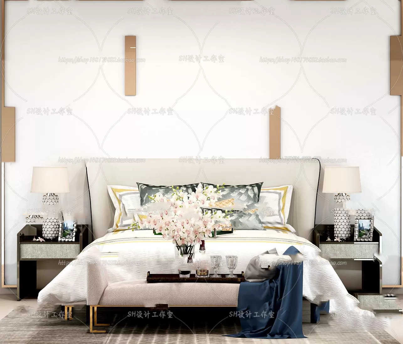 Bed – 3D Models – 1558 Bed – 3D Models – 1558