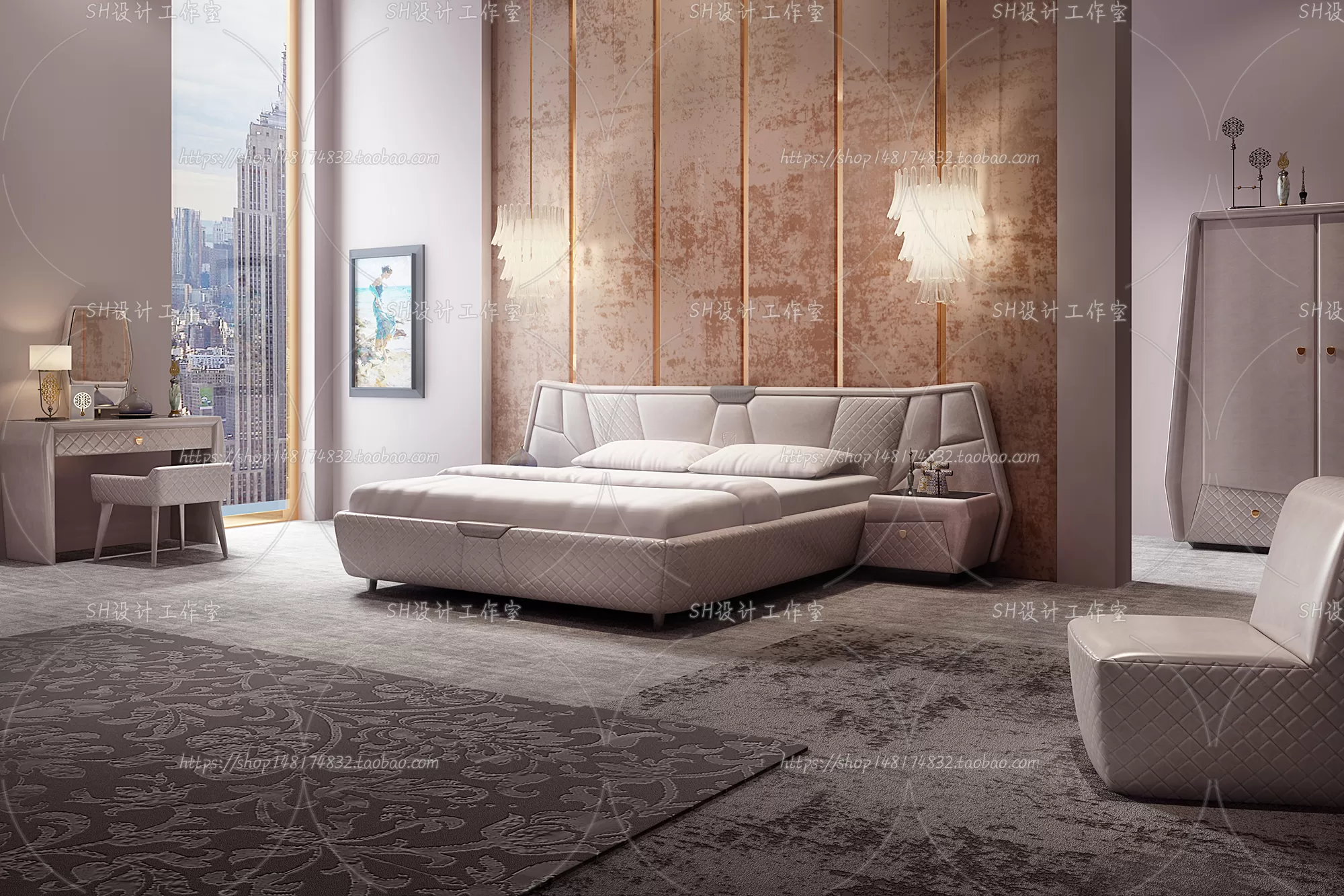 Bed – 3D Models – 1565 Bed – 3D Models – 1565