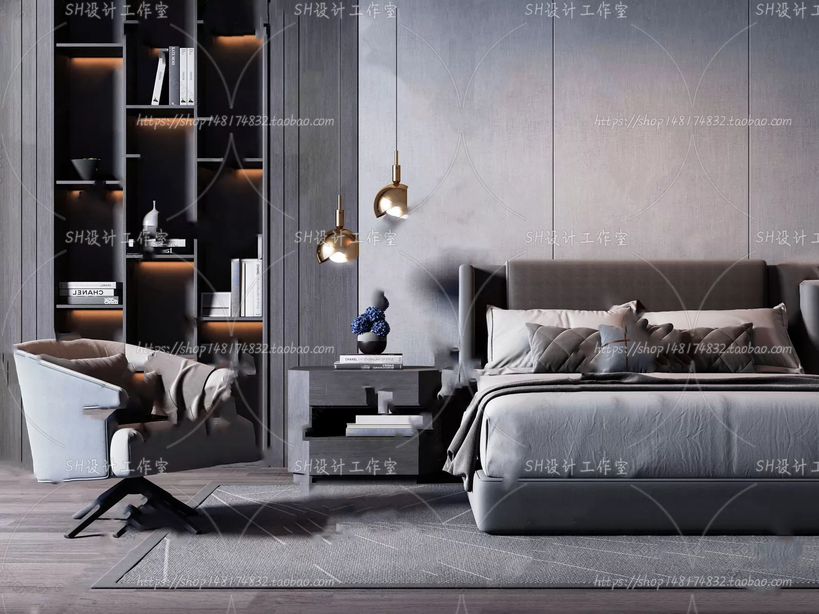 Bed – 3D Models – 1566 Bed – 3D Models – 1566