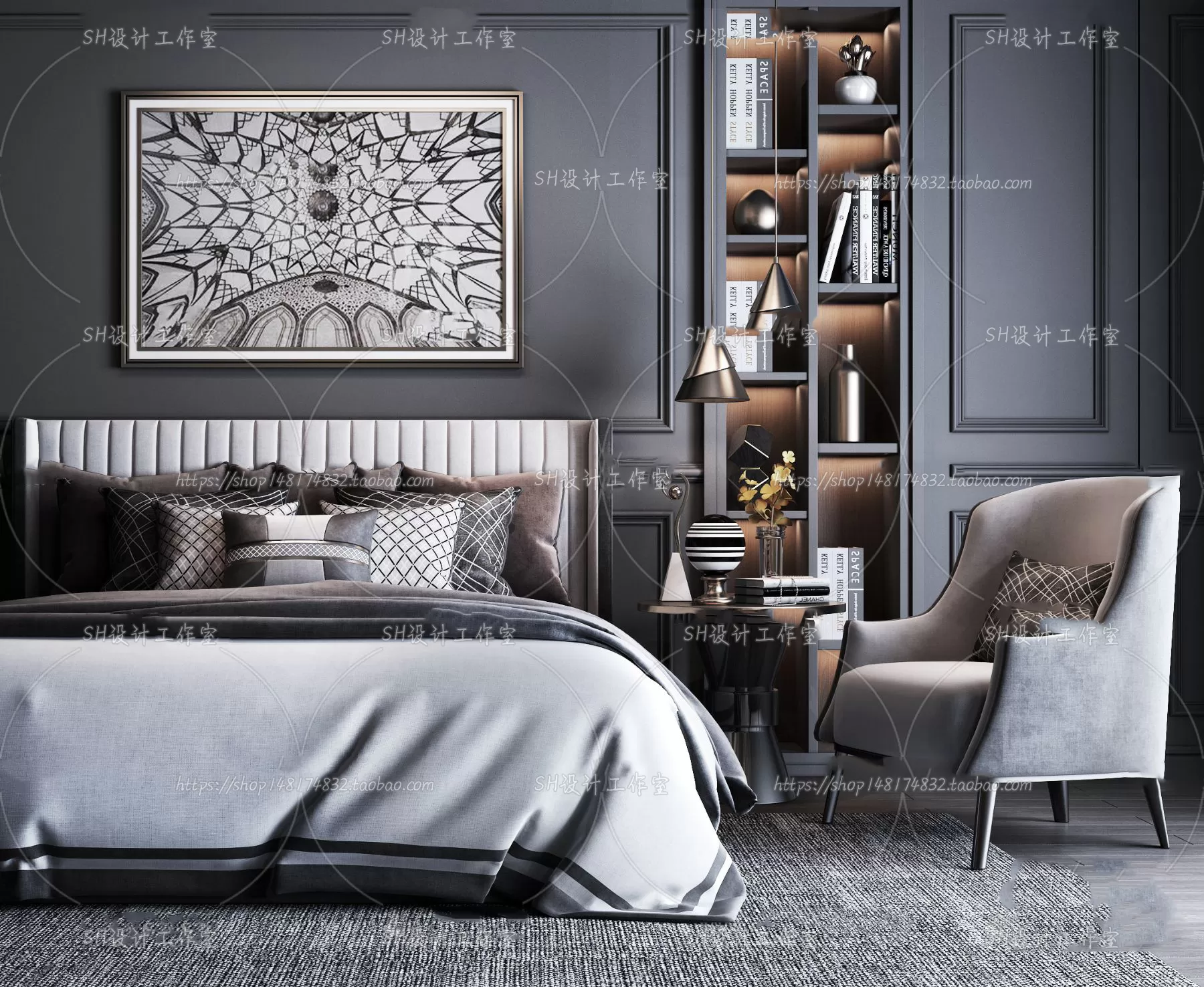 Bed – 3D Models – 1579