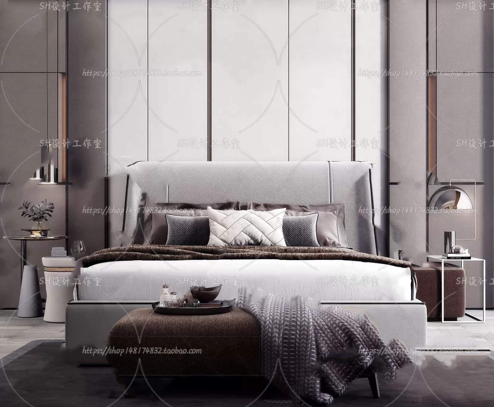 Bed – 3D Models – 1581