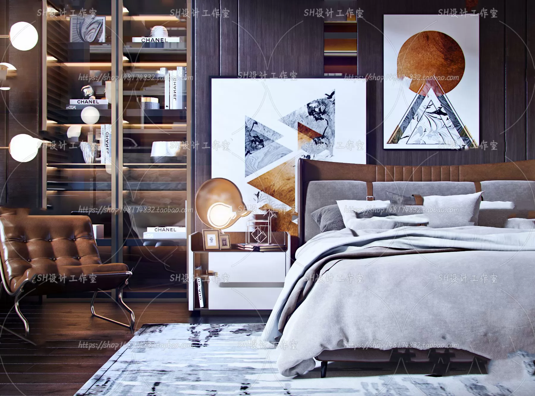 Bed – 3D Models – 1582