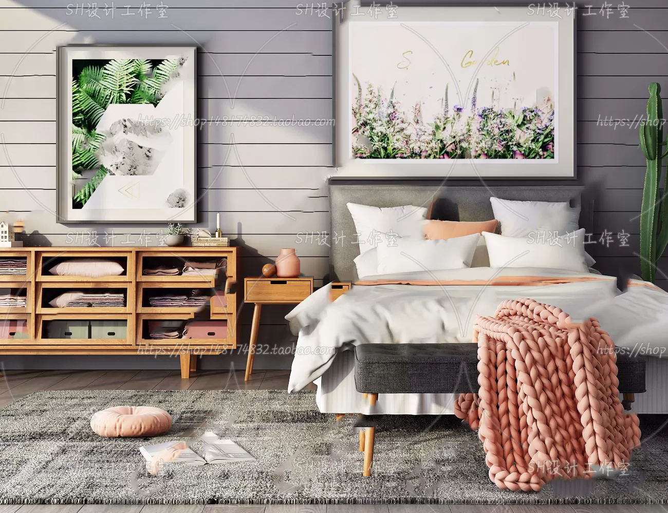 Bed – 3D Models – 1586