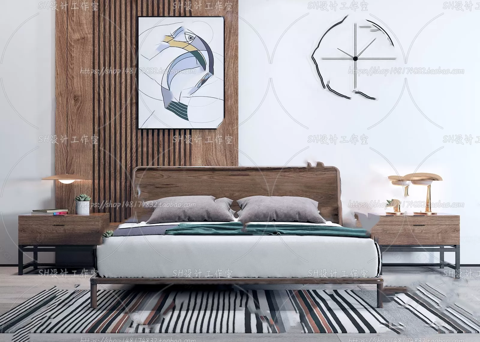 Bed – 3D Models – 1589