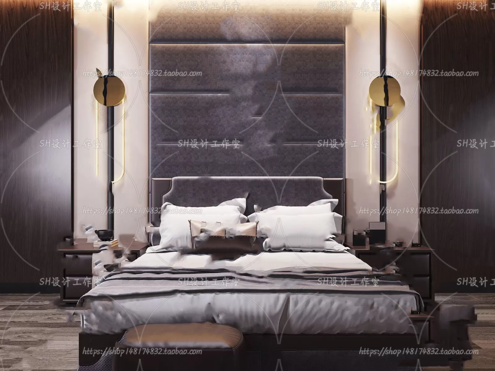 Bed – 3D Models – 1596