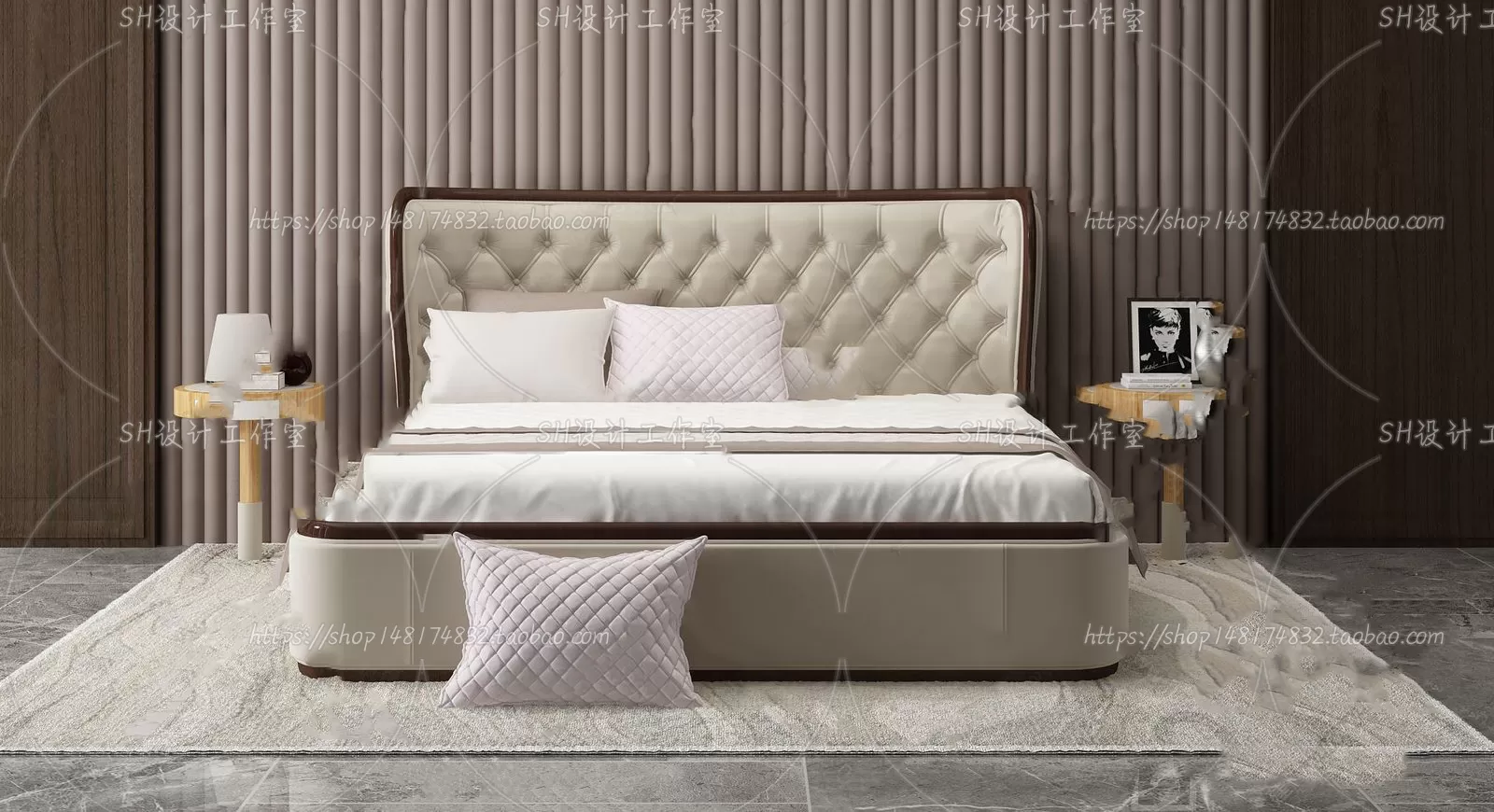 Bed – 3D Models – 1609