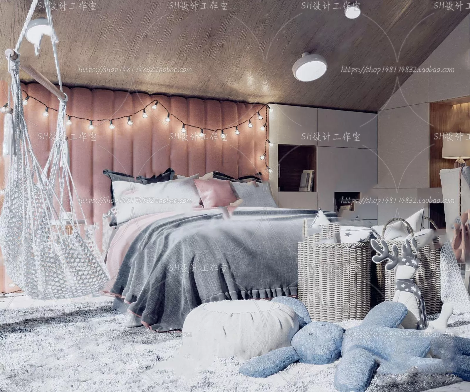 Bed – 3D Models – 1613