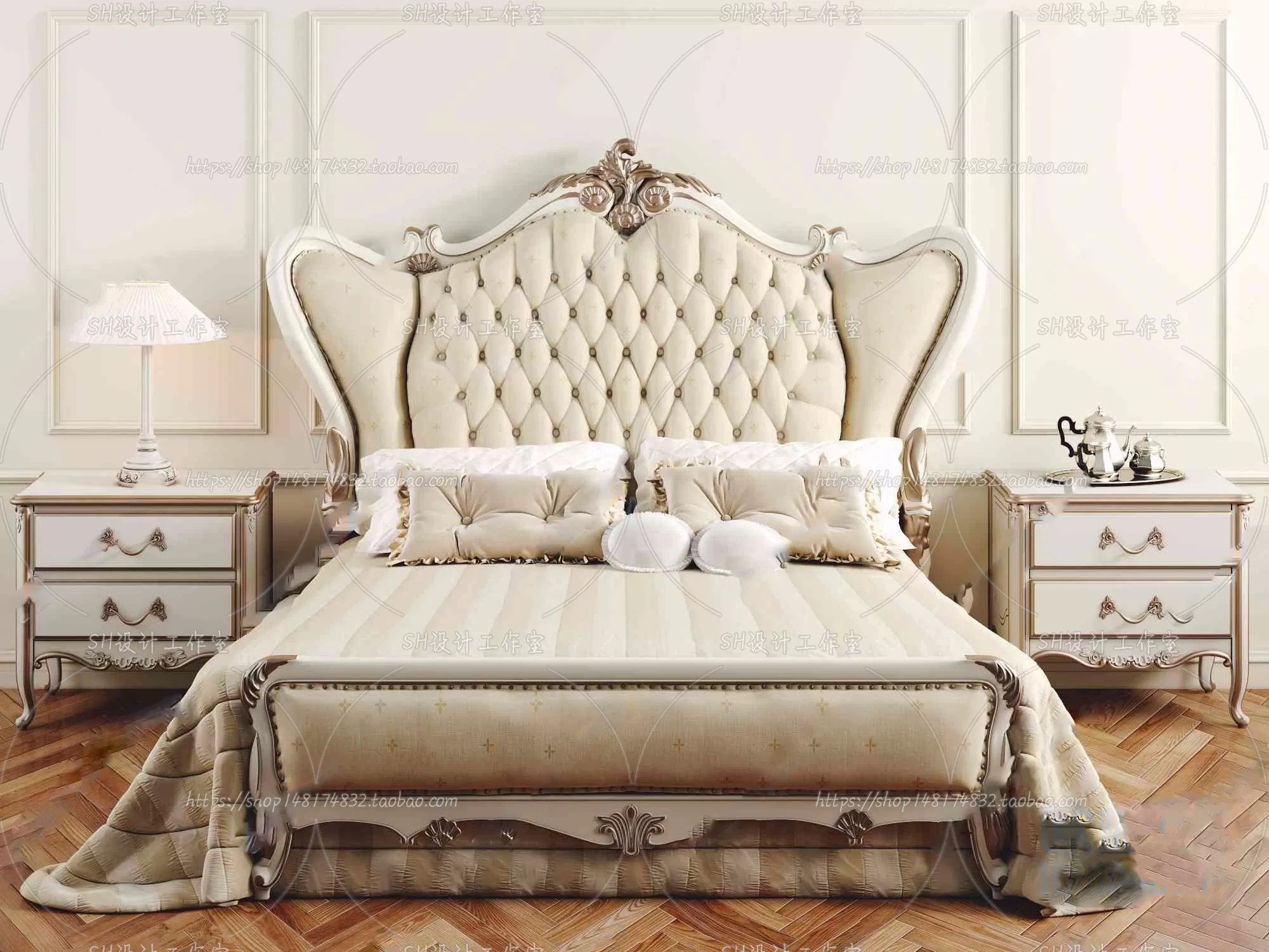 Bed – 3D Models – 1623