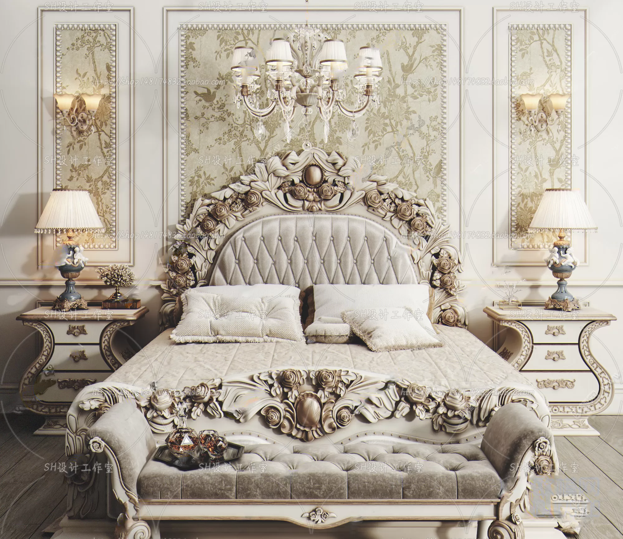 Bed – 3D Models – 1627