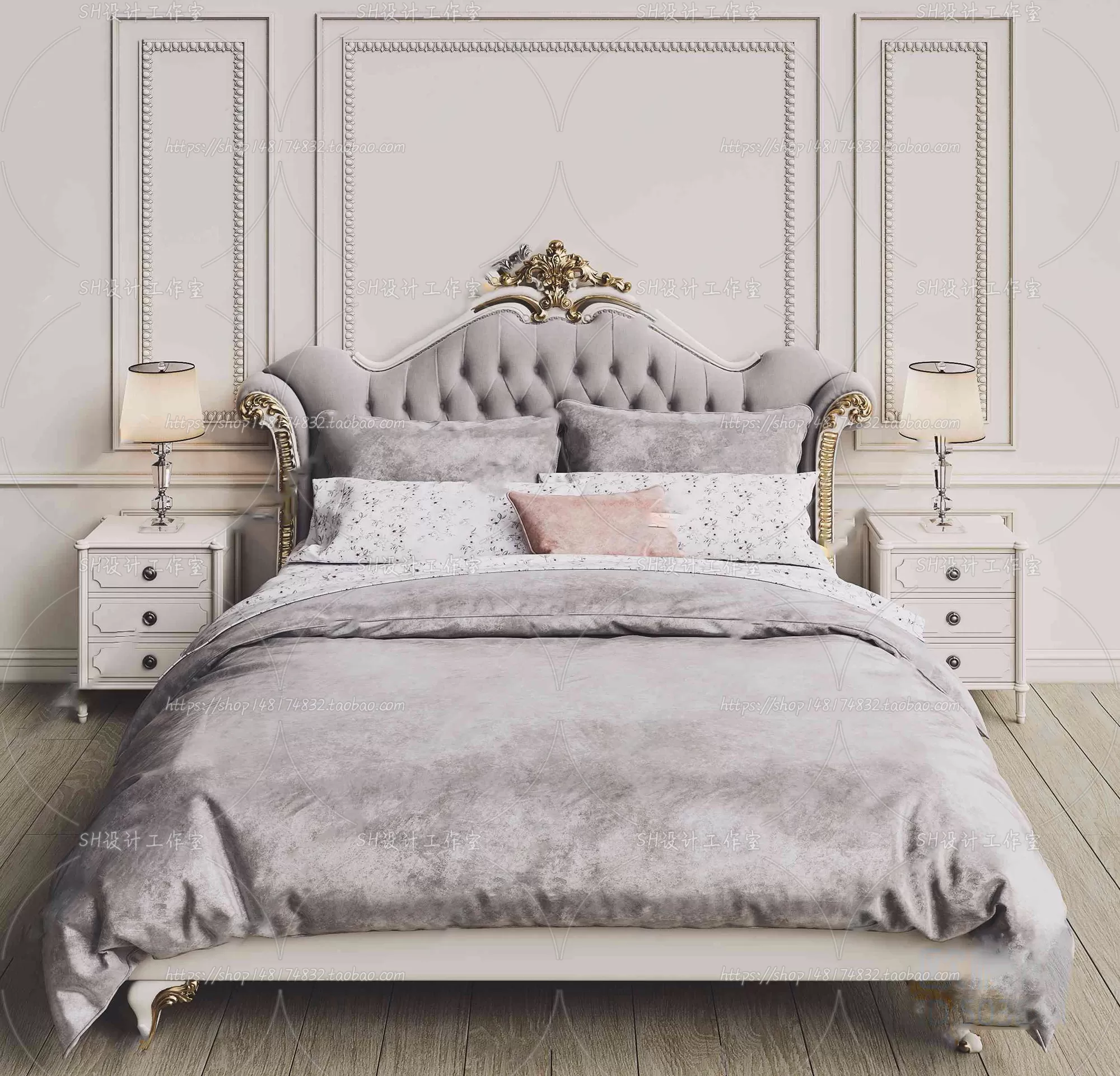 Bed – 3D Models – 1628