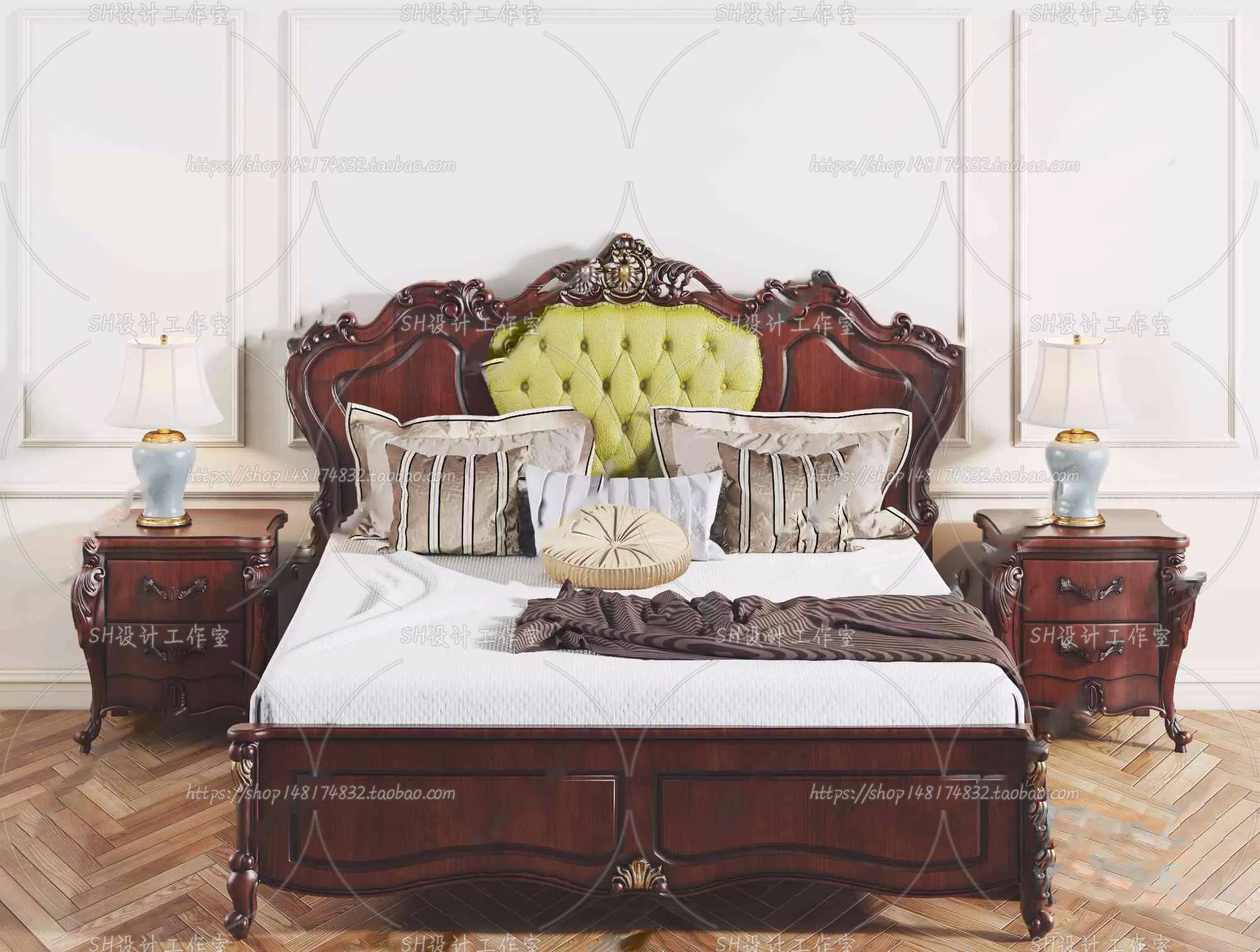 Bed – 3D Models – 1630