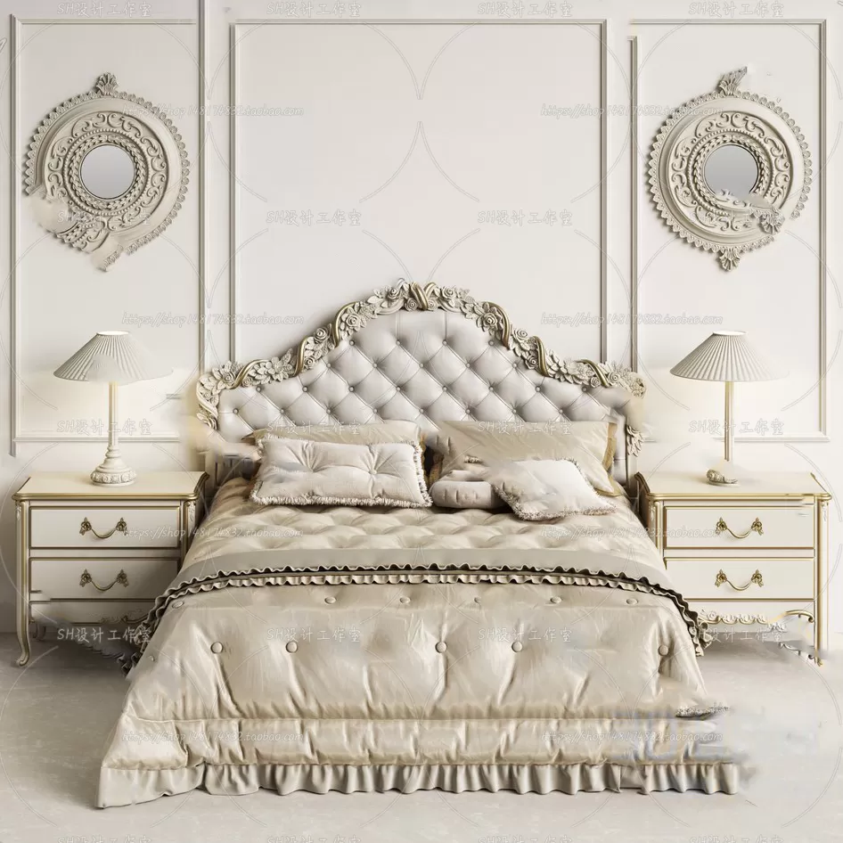 Bed – 3D Models – 1634