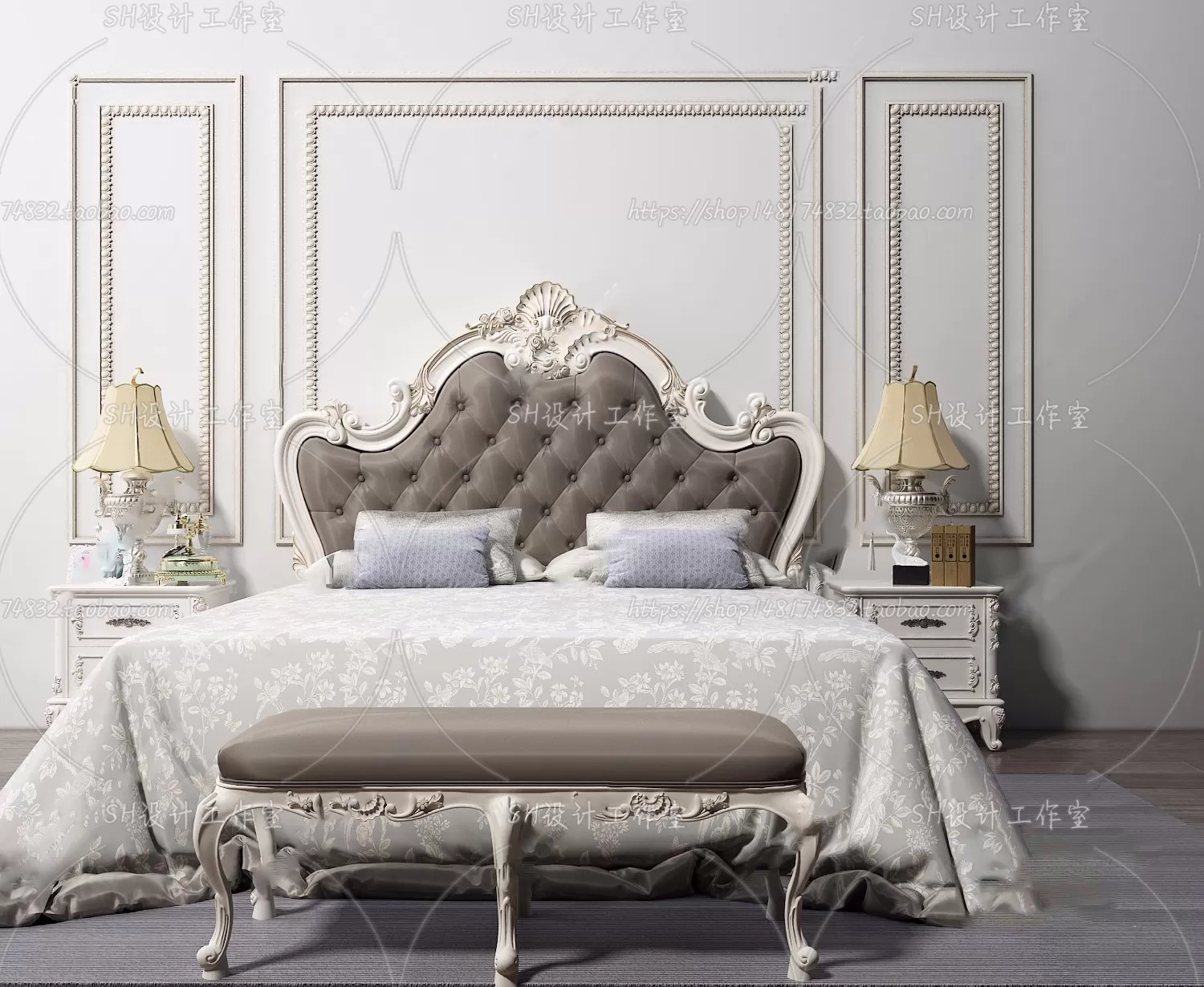 Bed – 3D Models – 1639