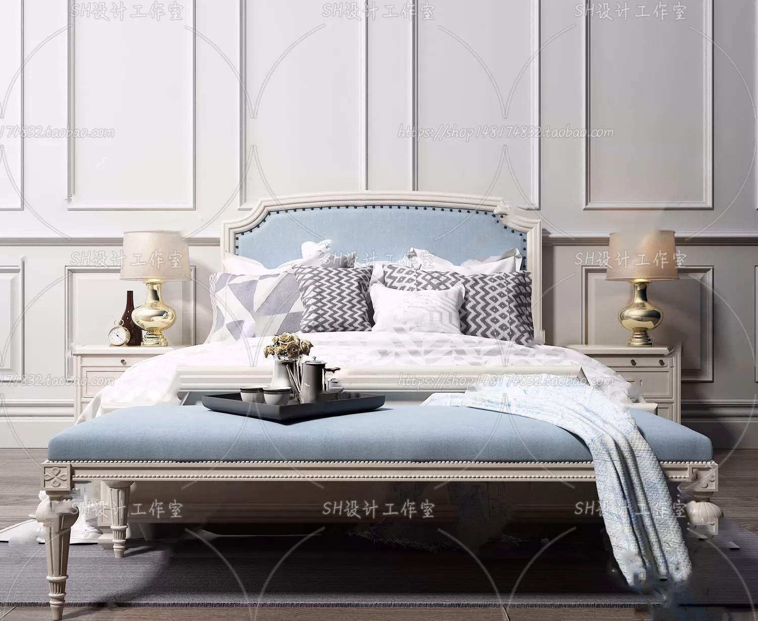 Bed – 3D Models – 1640