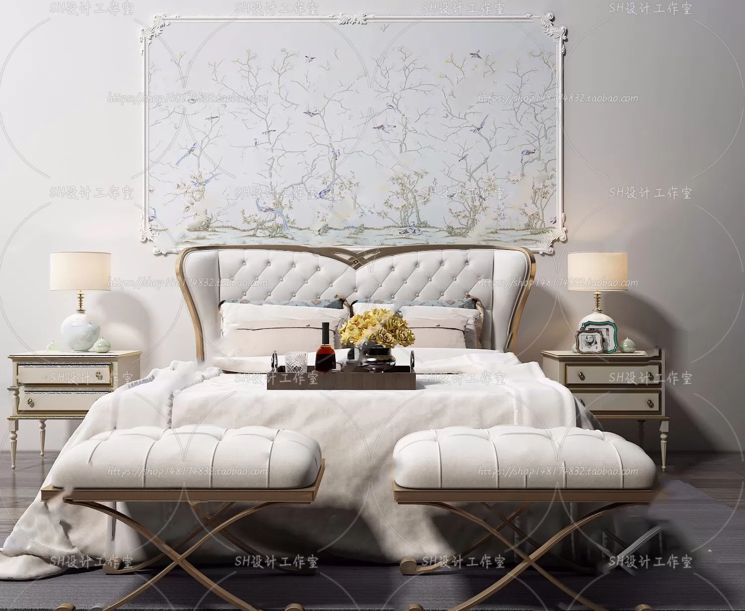 Bed – 3D Models – 1641