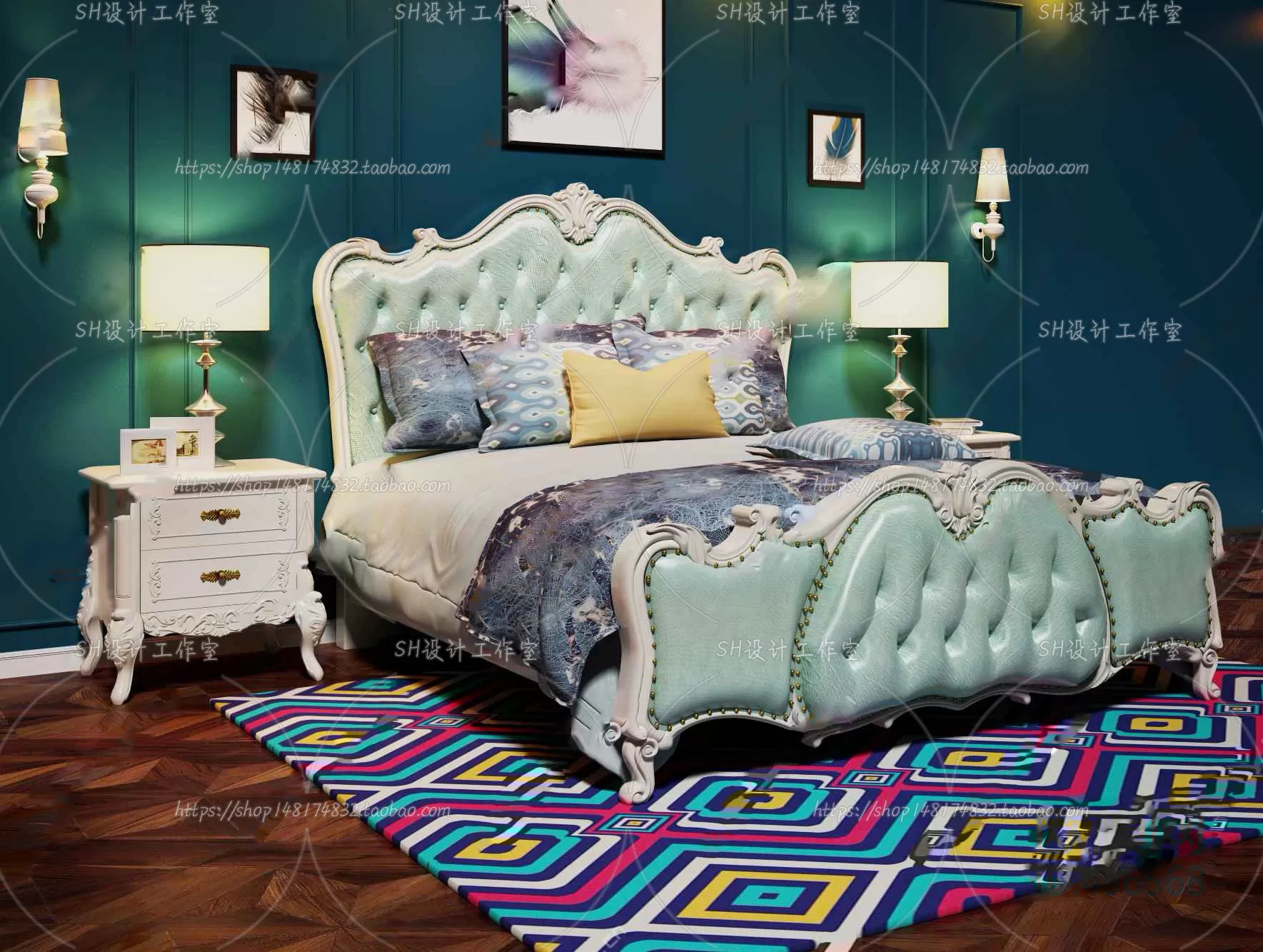 Bed – 3D Models – 1647