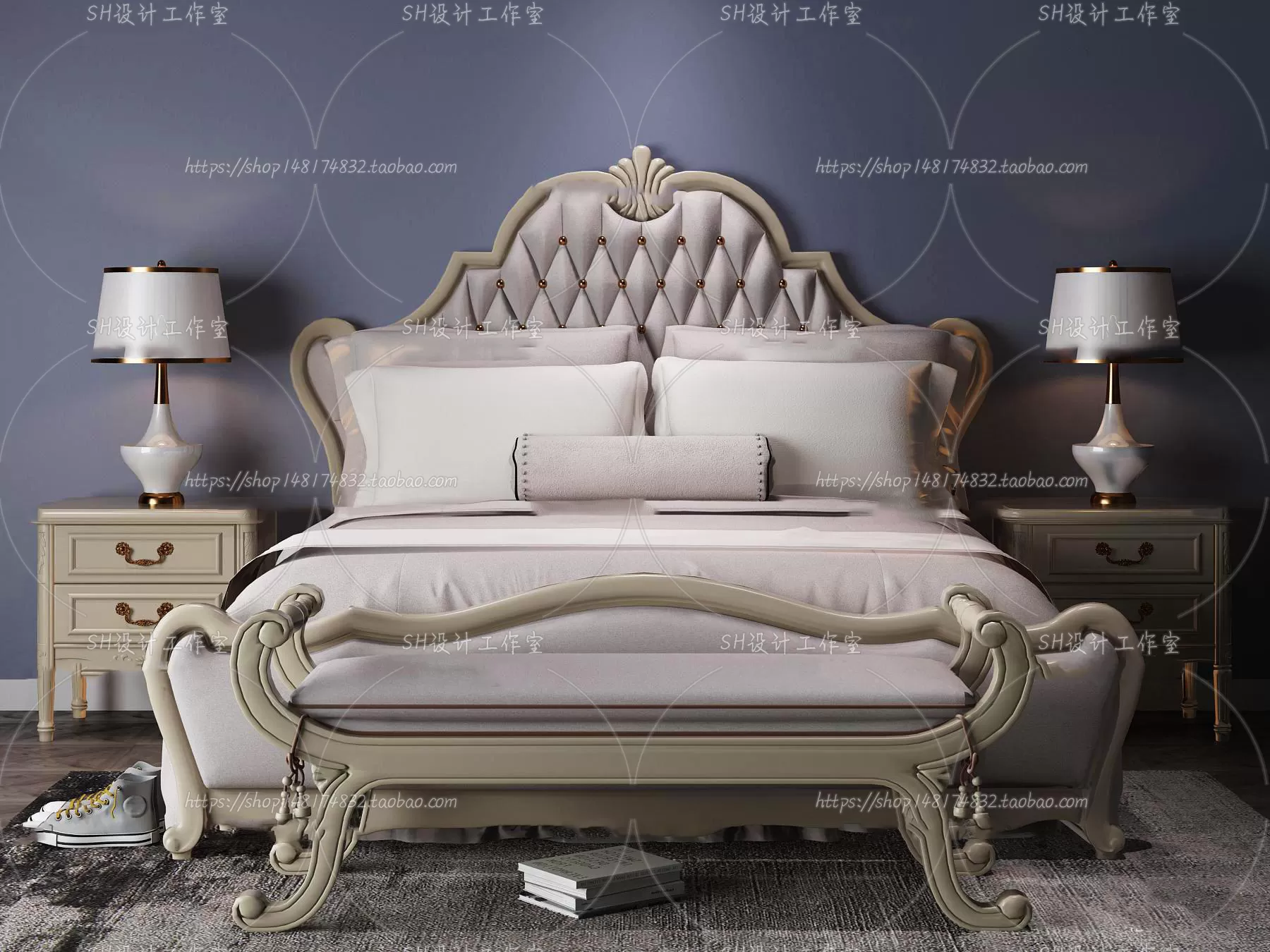 Bed – 3D Models – 1648