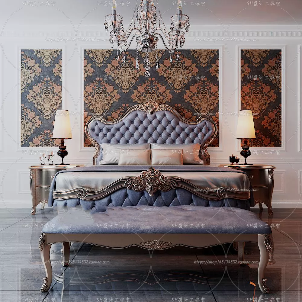 Bed – 3D Models – 1652