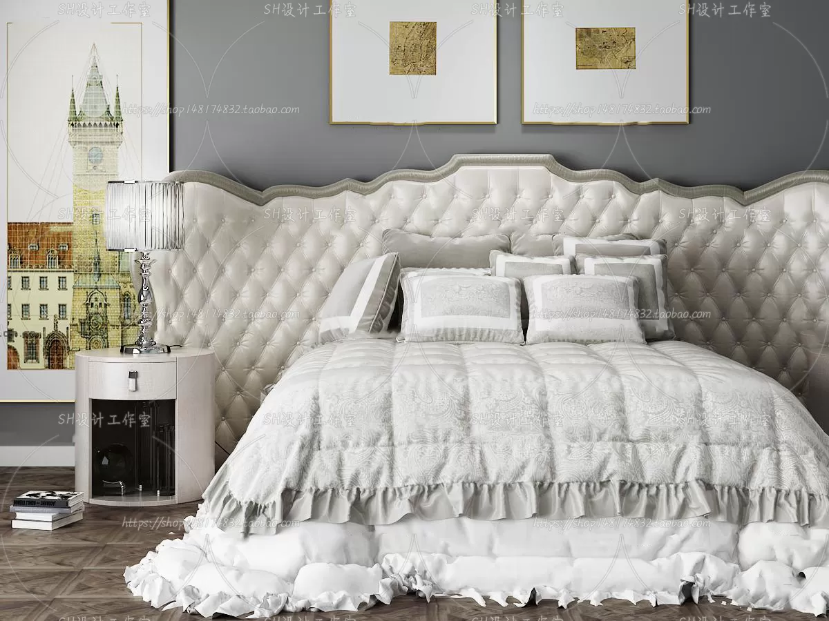 Bed – 3D Models – 1654