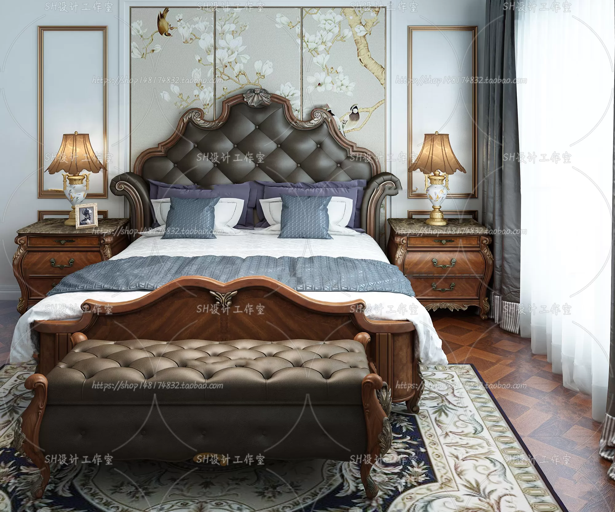 Bed – 3D Models – 1655