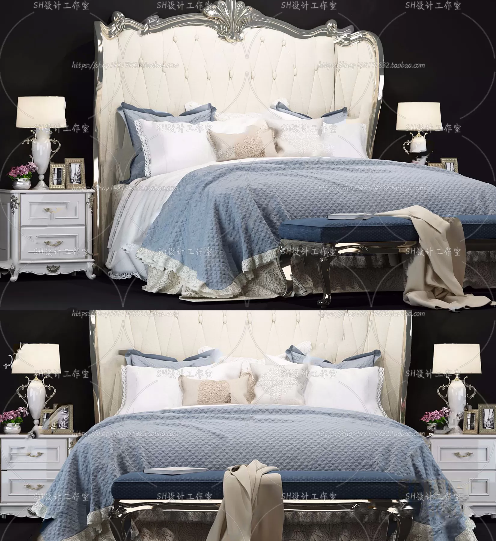 Bed – 3D Models – 1656