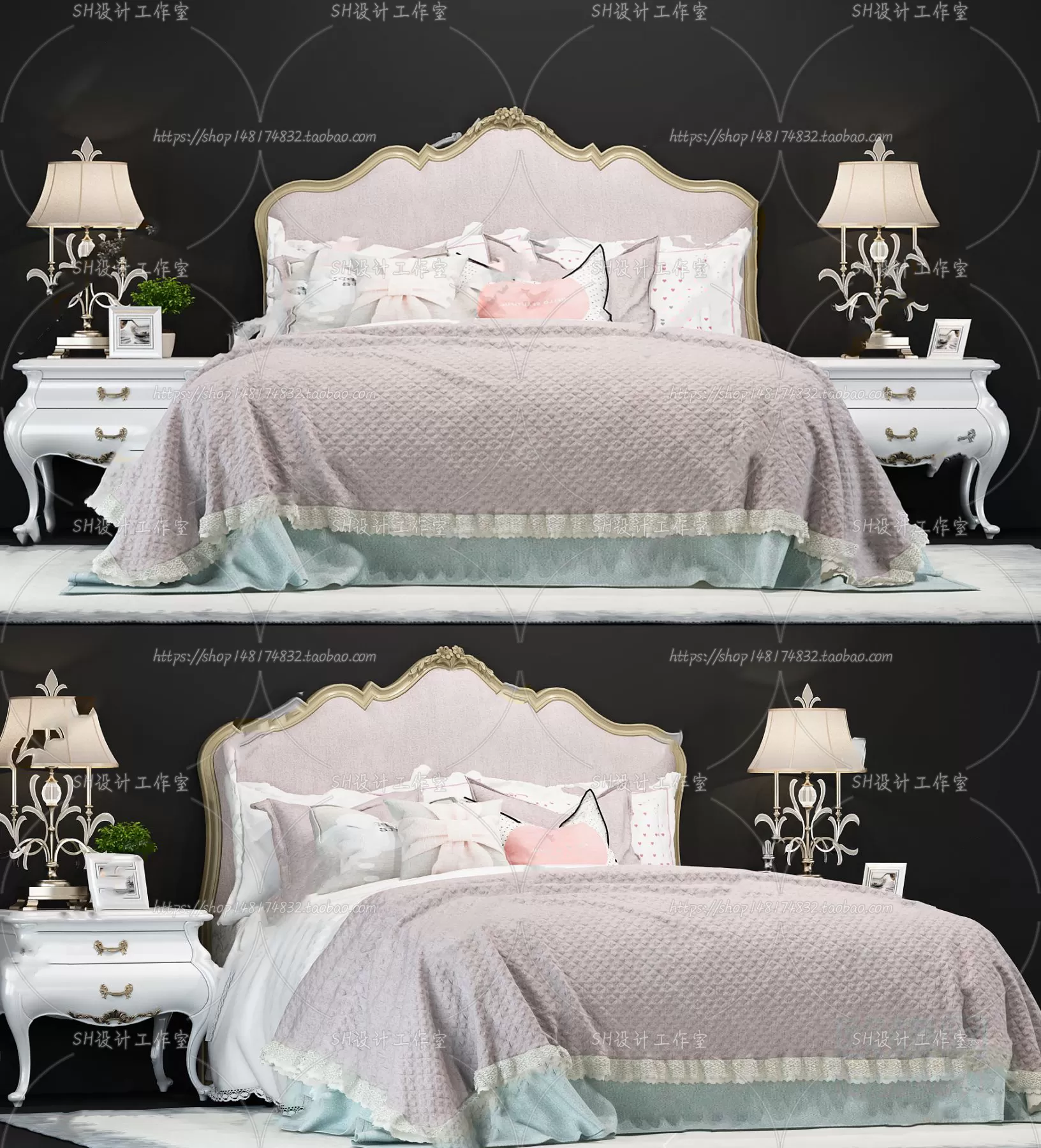 Bed – 3D Models – 1657