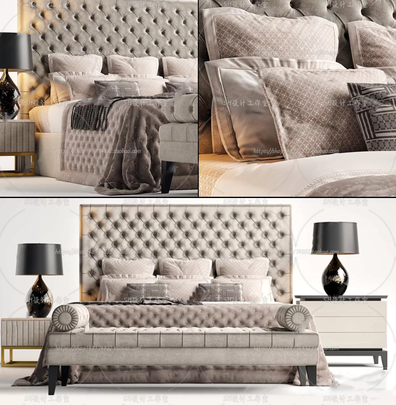 Bed – 3D Models – 1659