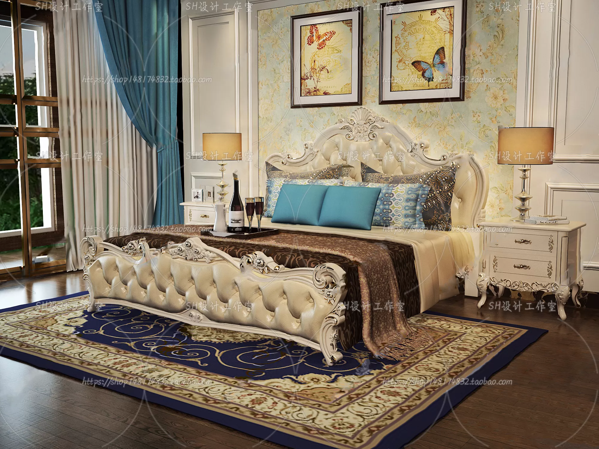 Bed – 3D Models – 1663