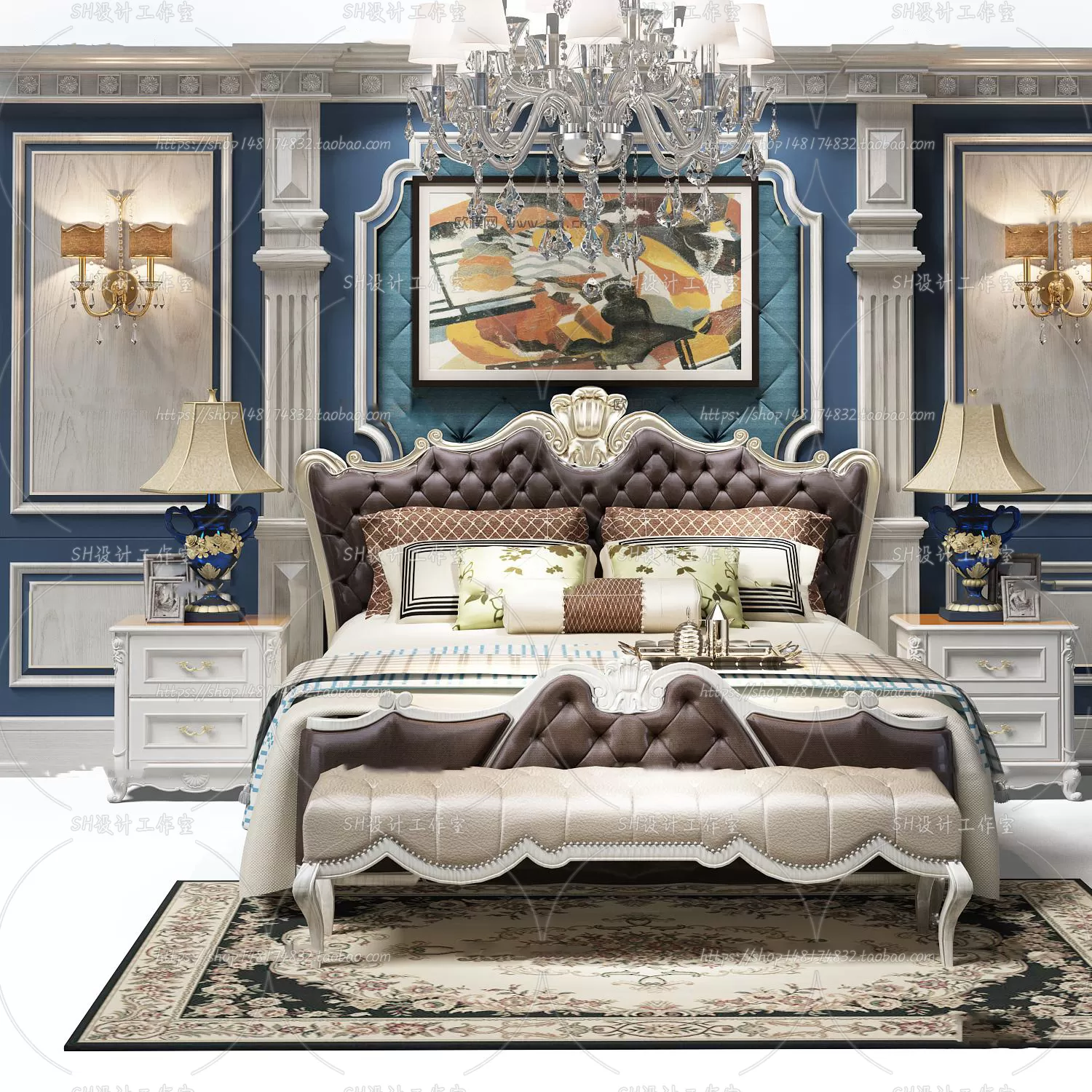 Bed – 3D Models – 1671