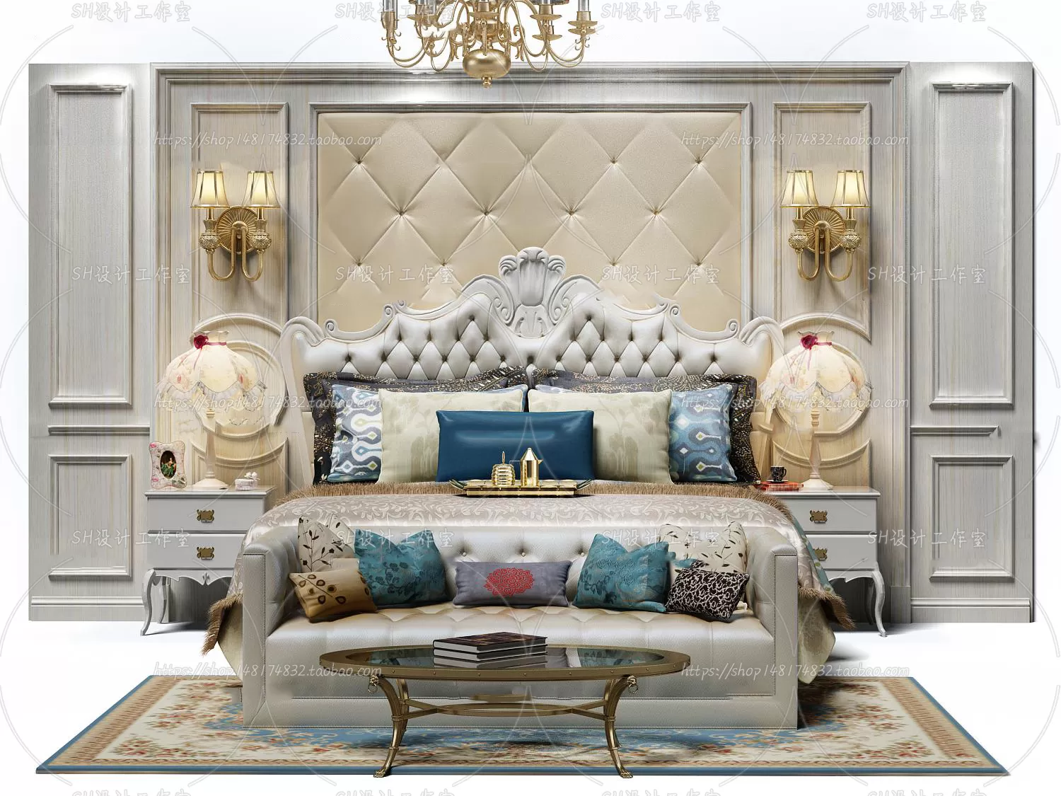 Bed – 3D Models – 1673